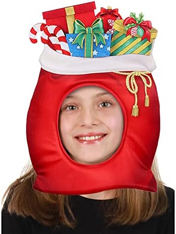 רייואן חג המולד מזל מצחיק כובע חידוש שאינו ארוג חג המולד סנטה קלאוס כובע עשה זאת בעצמך בארה ' ב 2 יחידות