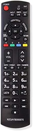 New N2QAYB000570 Remote Replaced for Panasonic N2QAYB000570 TC-32LX34 TC-32LX44S TC-42PX34 TC-50PX34