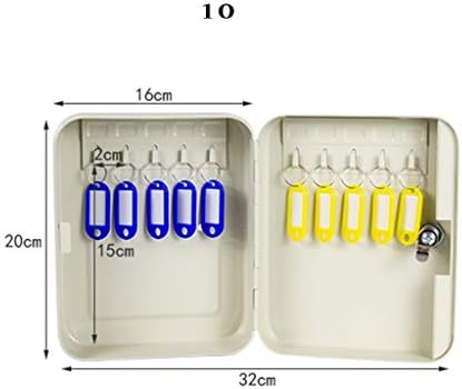 מפתח ארון בטוח מנעול תיבת מפתח ארונות 10 מפתחות, שילוב מפתח ארון, מפתח קופסות קיר רכוב,בטוח אחסון של