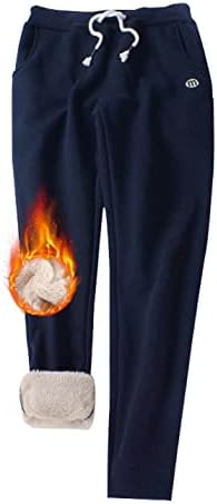 מכנסי טרנינג מרופדים של Gihuo לנשים מכנסי זיעה מזדמנים של מכנסי זיעה מזדמנים