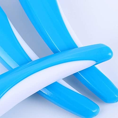 XURX 3PCS שימוש ביתי מברשת שיניים תותבת כחולה, מברשת כפול מברשת שיניים מברשת שיניים מברשת טיפול תותבות,