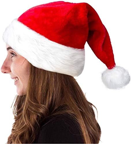 חג המולד כובע, סנטה כובע, 2 יחידות חג המולד חג כובע לילדים נער למבוגרים ו 10 יחידות חג המולד קישוטי