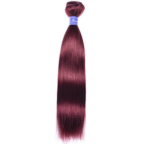 99 ג ' יי פרואני שיער לא מעובד ישר אדום יין בורגונדי שיער טבעי לארוג 3 חבילות פורומי שיער הרחבות