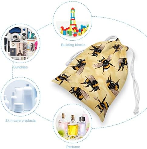 שקית אחסון דבורי דבש דבש תיק אחסון לשימוש חוזר לתיק חוט שקית שקית שקית שקית מכולת לטיול ביתי