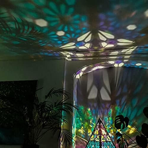 מנורת הרצפה של סנגן מנורת הקרנת מנורה מפלסטיק אור בוהמי אור סוללה אור סגנון בוהמי מתנה לגינה ביתית מנורת
