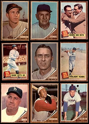 1962 Topps Baseball Set Set Master Set - 690 Cards Ex