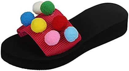 נעלי בית לנשים קיץ נעלי בית ללבוש אופנה גדול סוכריות גודל אחד-מילה וסנדלים נשים של צבע מתגנדר סנדלי