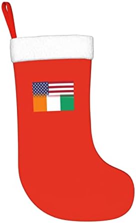 דגל אמריקה של TZT ו- Cote D'Ivoire דגל גרבי חג המולד, מתנות למסיבת חג חג המולד לקישוטים לחג משפחתי 18