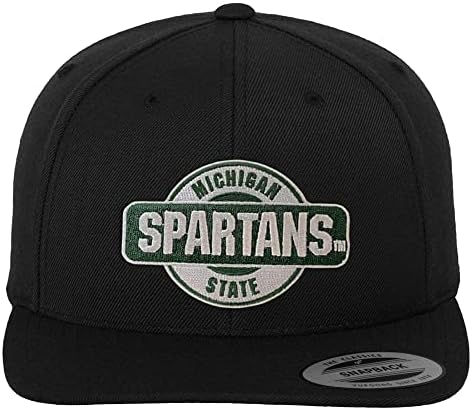 אוניברסיטת מדינת מישיגן רישיון רשמי של אוניברסיטת מישיגן ספרטנים תיקון כובע סנאפבק פרימיום