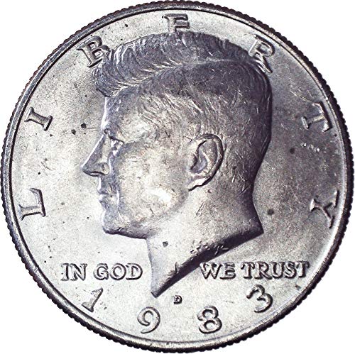1983 D Kennedy Half Dollar 50C על לא מחולק