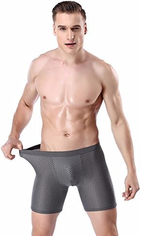 גברים של מתאגרפים תחתוני גזעי סקסי תחתונים בוקסר מכנסיים הבליטה פאוץ מודאלי תחתוני כותנה תחתונים