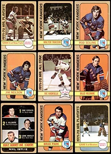 1972-73 Topps New York Rangers ליד צוות סט ריינג'רס בניו יורק - הוקי VG Rangers - הוקי