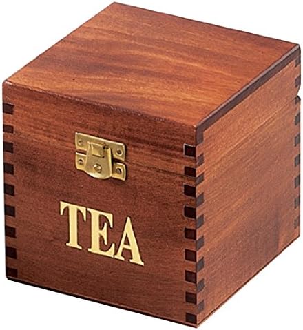 קופסת עץ תה פולנית עץ בעבודת יד מזכרת רעיון מתנה נהדר f/משפחה או חבר