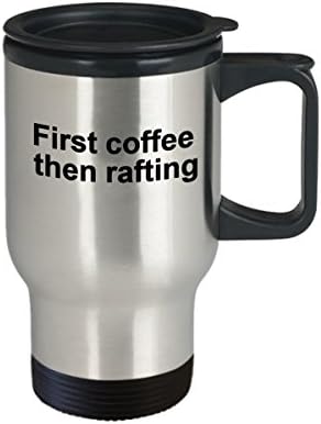 קפה ראשון ואז ספל רפטינג - מתנה לחבר עמיתים - ספל קפה מצחיק נסיעות
