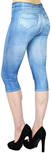 מכנסיים מזדמנים של אתקיה רחבה לנשים בתוספת ג'ין בגודל ג'ין כמו מכנסי Hollow Out של נשים מותניים גבוהים