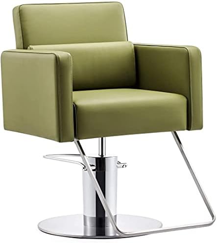 כיסא מספרה דפונסה כיסא תסרוקת קלאסי כיסא סלון מספרה מודרנית כיסא הרמה כסאות מסתובבים כסאות שיער ירוק