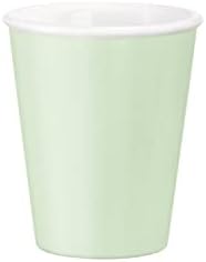 כוס בורמיולי רוקו קפיינו, זכוכית אופל, סט של 12, 3.25 עוז, ירוק