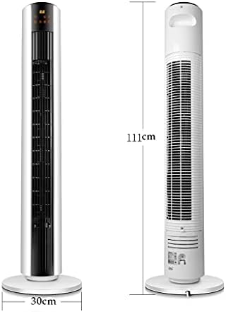 איזובו ליליאנג - - מאוורר מגדל לבן ביתי, מטהר אוויר 37 וואט מנוע שקע גדול הוביל מסך מגע 4 טיימר חכם