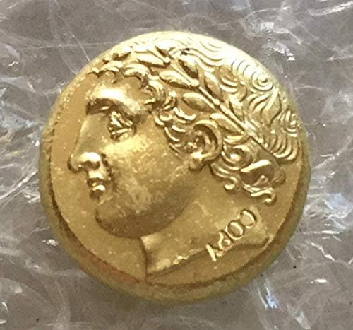 סוג מטבע אתגר:51 מטבעות עותק יווני מתנה עותק בגודל לא סדיר עבורו אוסף מטבעות