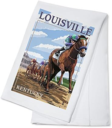 Lantern Press Louisville, Kentucky, סצנת מסלול מירוצי סוסים