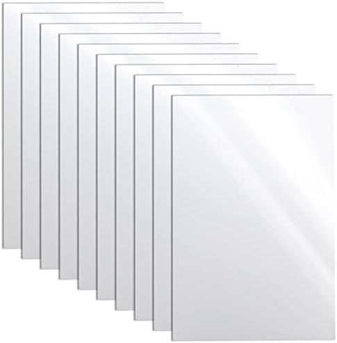 חנות בהתאמה אישית 10 לוחות אלומיניום לבנים לוחות ריקים, 12 x 18, 0.040 עבה - צבע אוטומטי, פסיסט, מברשת