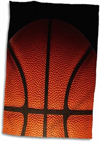 מרקם כדורסל מגניב 3D בתלת מימד במגבת יד חלקה של צל, 15 x 22