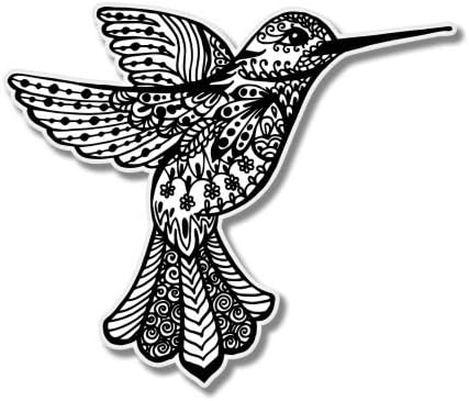 GT גרפיקה Hummingbird - מדבקה אטומה למדבקת ויניל
