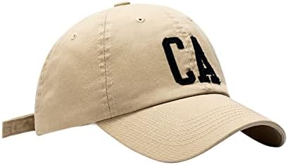 כובע בייסבול מקורי בקליפורניה לנשים גברים שטפו כובע בייסבול קבוצה מתכווננת כובע אבא כותנה וינטג 'נמוך