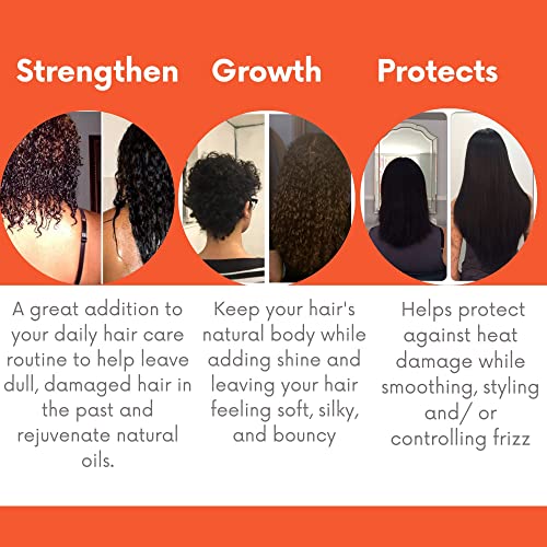צמיחת השיער הטובה ביותר לשיער ארוך וחזק יותר עם ויטמין B3, B5, B6. חלבון קרטין חלבון חלבון ברזילאי